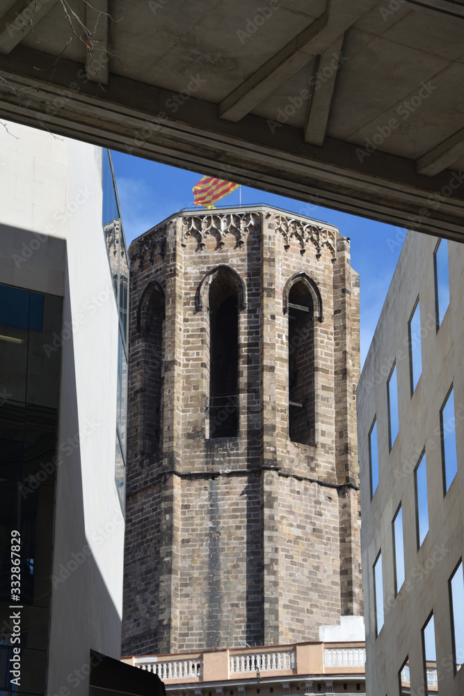 Fototapeta premium Scorci di Barcellona