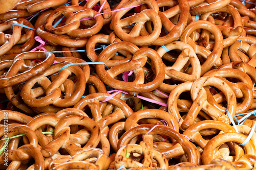 Bagels at the market.