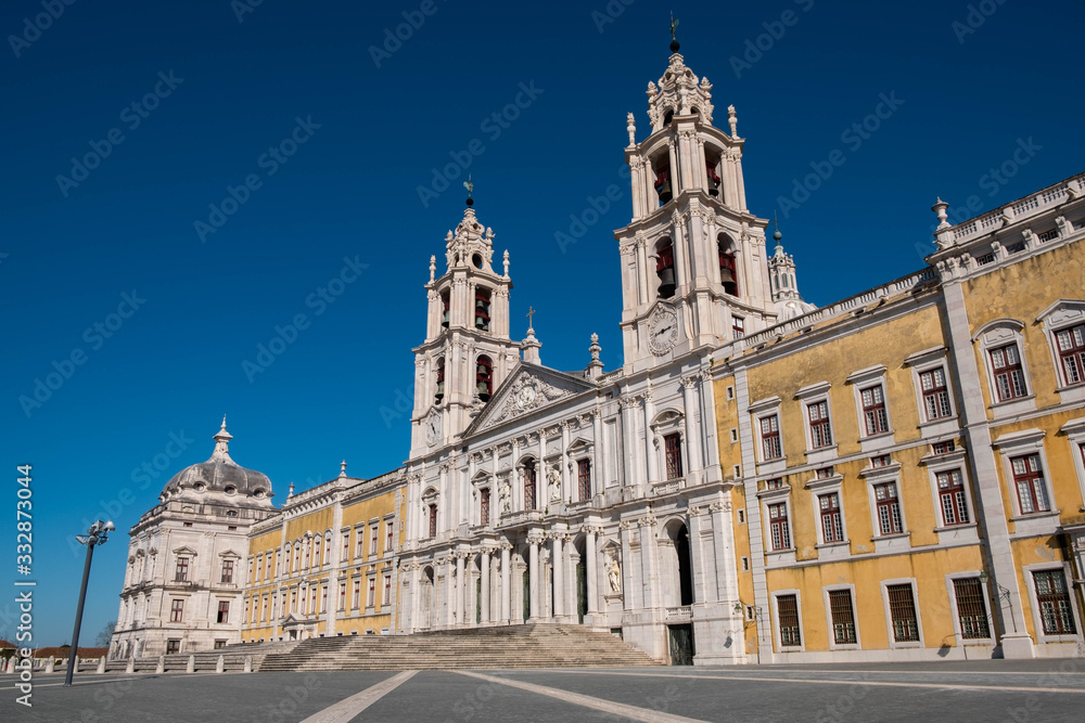 The National Palace and Franciscan Convent of Mafra, is the country's most important Baroque palace. UNESCO World Heritage Site. Mafra, Portugal