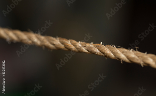 close up of rope