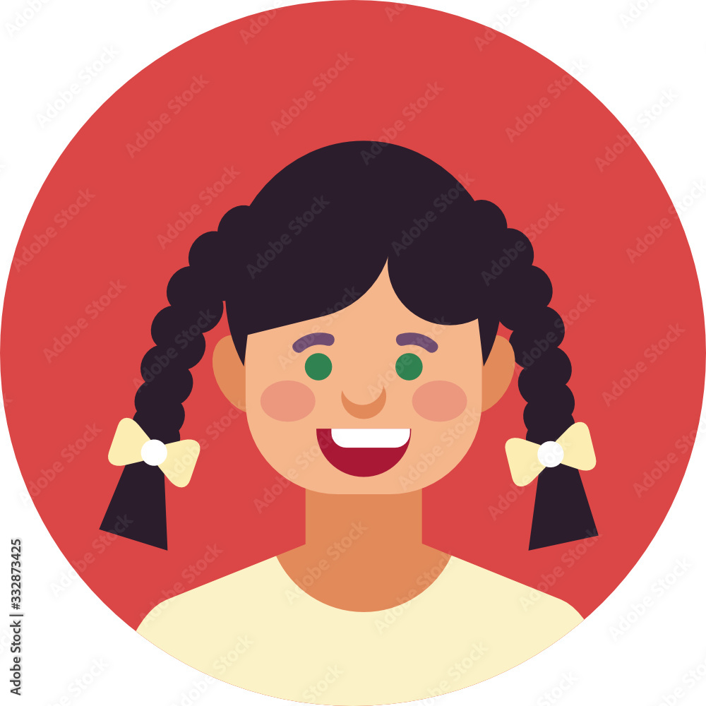 Super set of cool flat kids avatars icons. Positive boy and girl characters different ages, professions and nationalities. Funny bright vector illustrations. Super set of cool flat kids avatars icons. Positive boy and girl characters different ages, professions and nationalities. Funny bright vector illustrations.
