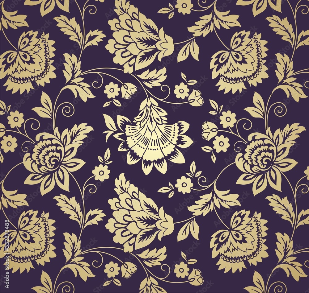 wedding card design, paisley floral pattern , India wedding card design, paisley floral pattern , India