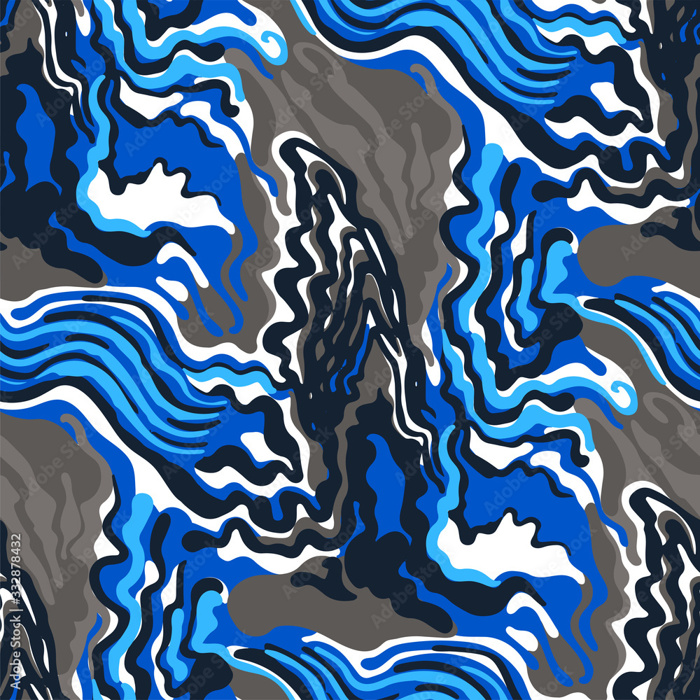 Abstract pattern of gray shapeless wavy structures Abstract pattern of gray shapeless wavy structures