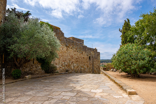 Old town of Pals in Girona, Catalonia, Spain.