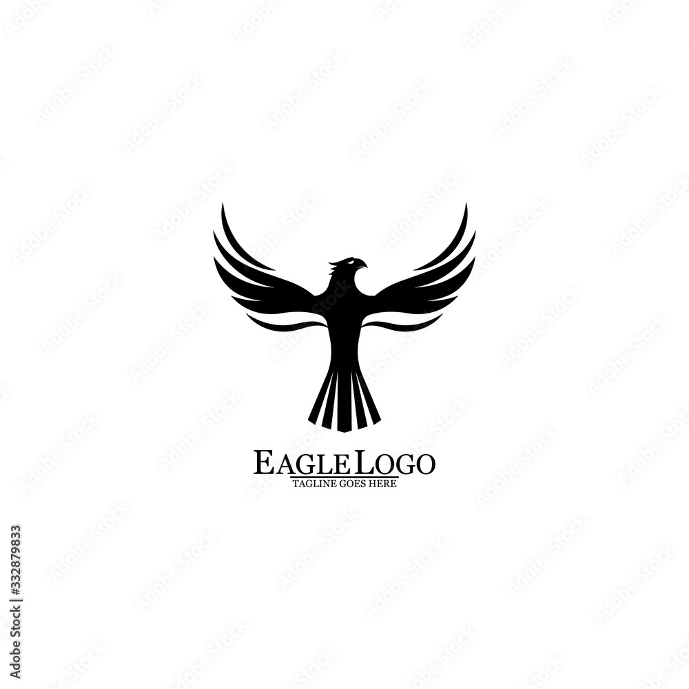 Obraz premium Eagle icon logo design vector template