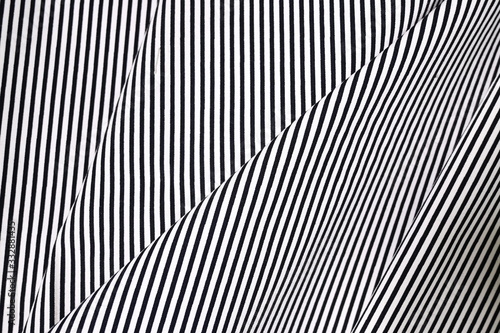 fabric black and white stripe line pattern modern style of fashion cloth textile