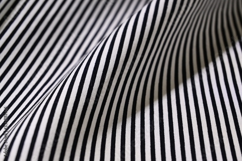 fabric black and white stripe line pattern modern style of fashion cloth textile