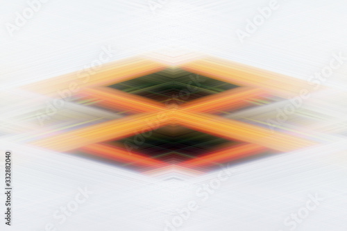 Bright intercrossing arrow shaped rays of light forming complex geometrical structures abstract texture/background. photo