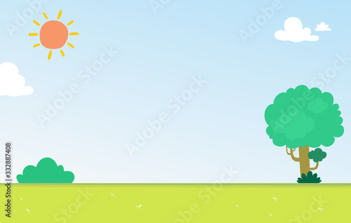 Vector Illustration for kids. Colorful background template for celebration and brochure or invitation.