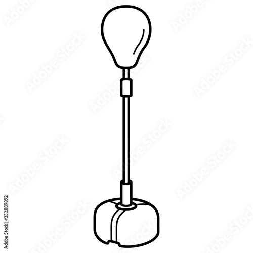 Punching bag with stand