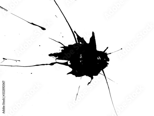 Grunge Distressed Splatter Splash Stain