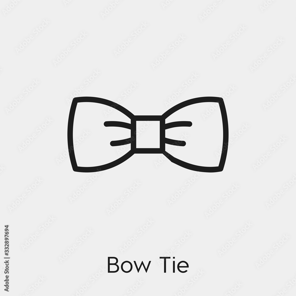 bow tie icon vector sign symbol bow tie icon vector sign symbol