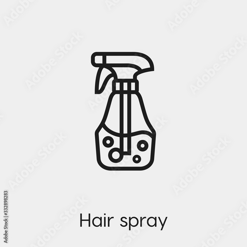 hair spray icon vector sign symbol