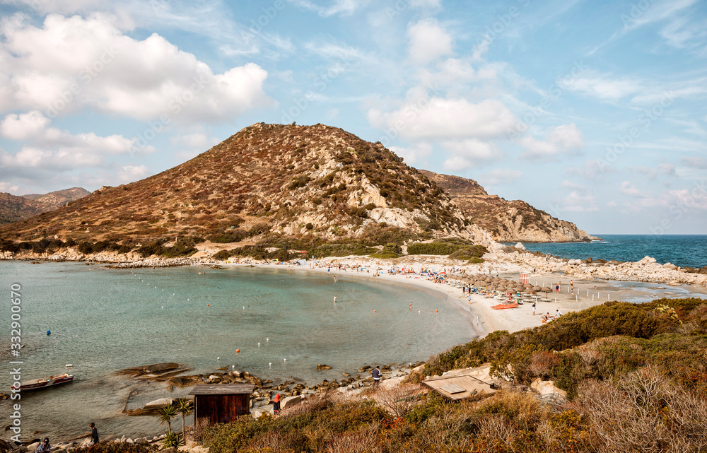 Punta Is Molentis, Sardinia.