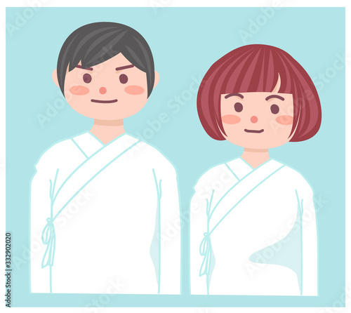 男女の患者さん