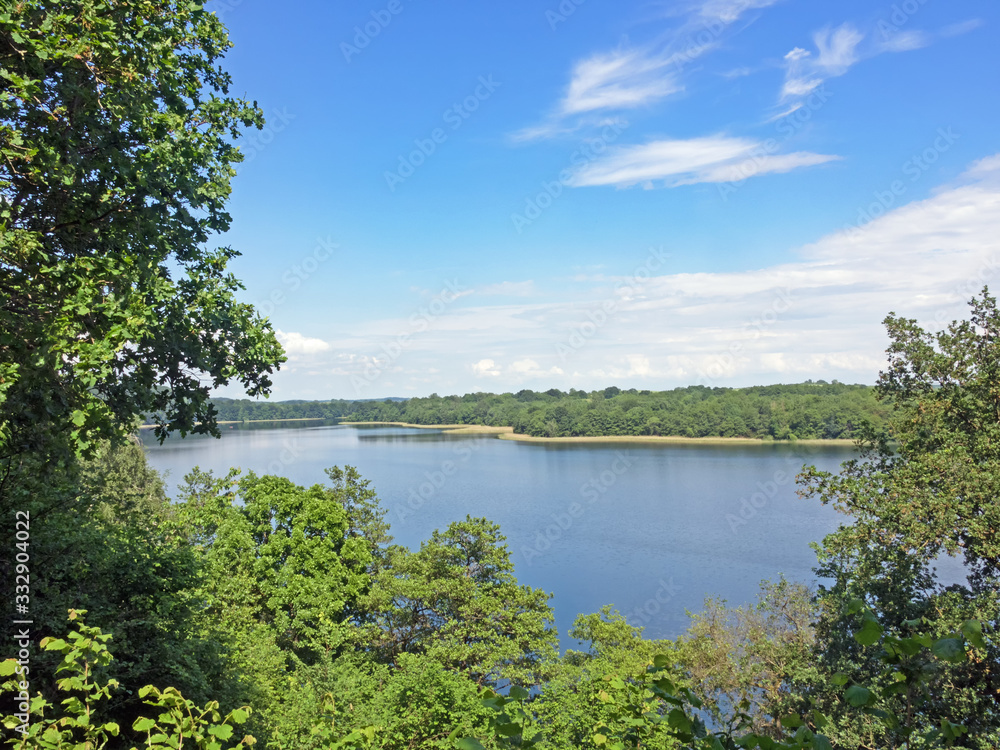 See in der Feldberger Seenlandschaft, Mecklenburg-Vorpommern, Deutschland