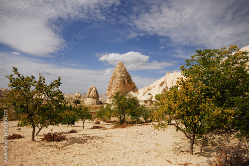 Goreme Valley  Cappadocia  Nevsehir Province in the Central Anatolia Region of Turkey  Asia.