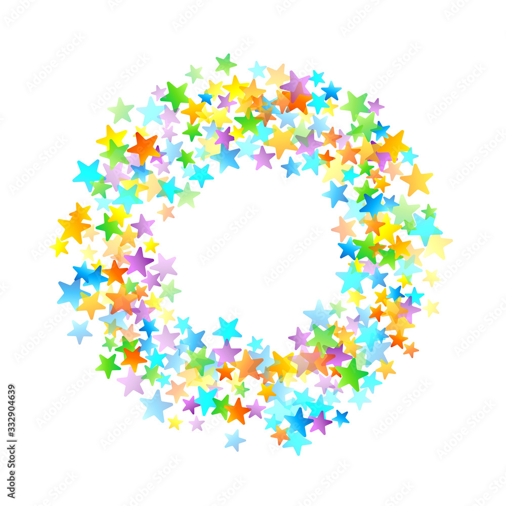 Rainbow Festive Confetti. Carnival Star Falling. Rainbow Festive Confetti. Carnival Star Falling.