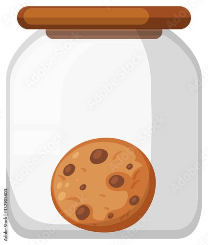 One chocolatechip cookie in the jar