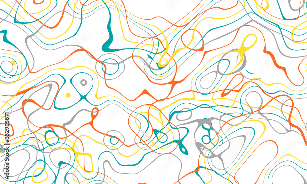 Orange blue and yellow curve wave line on white abstract background. Orange blue and yellow curve wave line on white abstract background.
