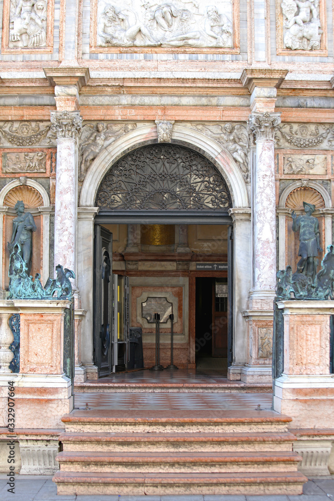 Open Campanile Door in Venice Italy
