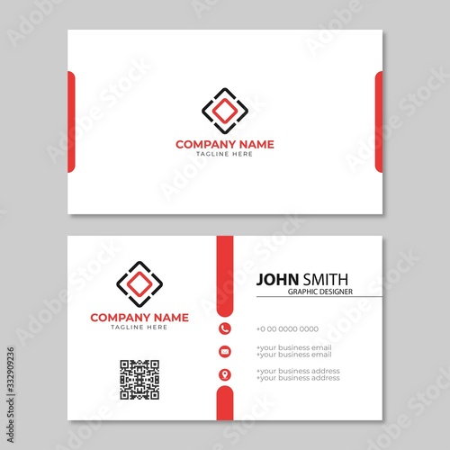 Modern business card design template