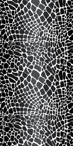 Animal print background. Reptile skin seamless pattern.