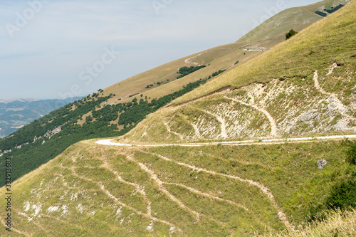 Landscape near Monte Cucco, Marches and Umbria, Italy photo