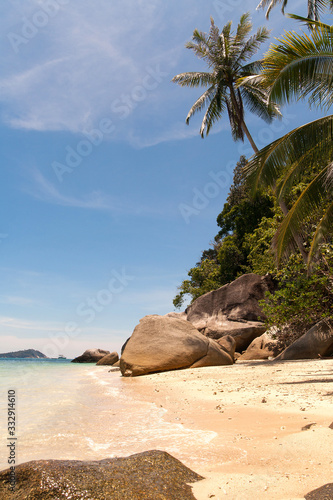 Beach and seascape at Pulau Perhentian