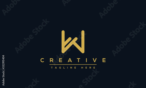 W letter logo Design Modern Monogram Icon. W WW initials based Template and Letters in vector.