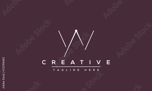 W letter logo Design Modern Monogram Icon. W WW initials based Template and Letters in vector.