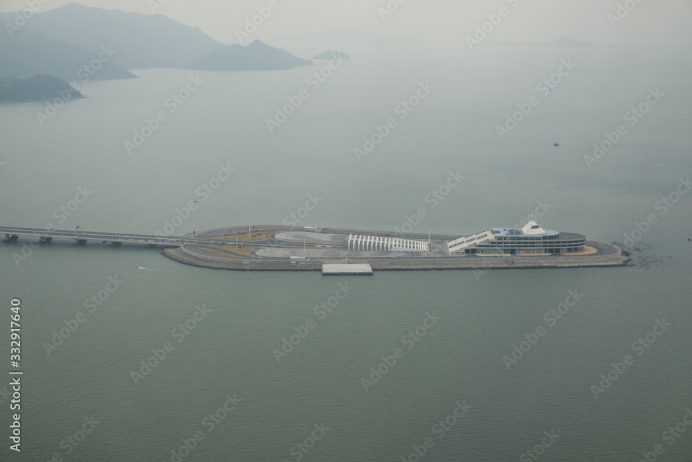 Hong Kong-Zhuhai-Macao Bridge Hong Kong Broken Tunnel Exit