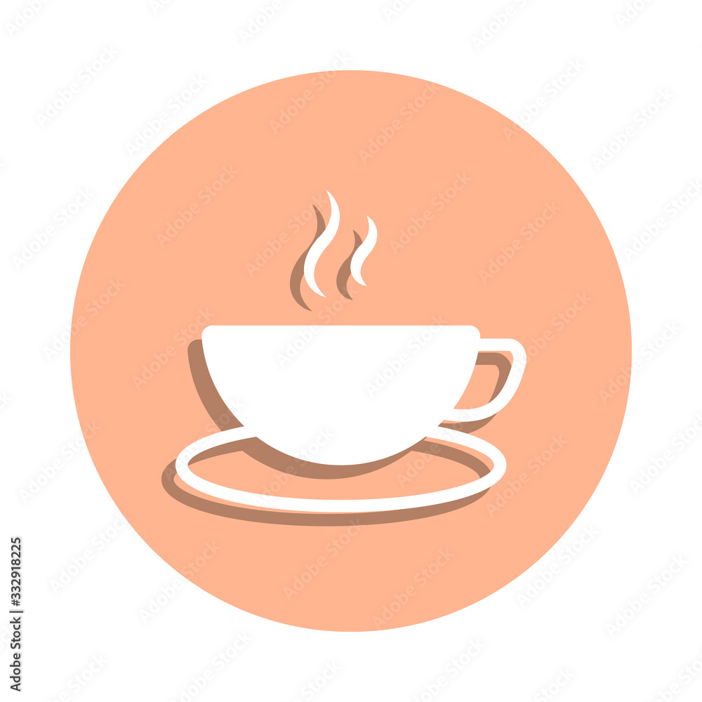 Cup badge icon. Simple glyph, flat vector of web icons for ui and ux, website or mobile application Cup badge icon. Simple glyph, flat vector of web icons for ui and ux, website or mobile application