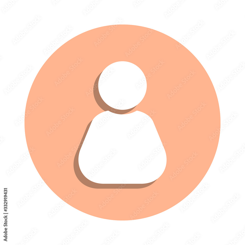 User, avatar badge icon. Simple glyph, flat vector of web icons for ui and ux, website or mobile application User, avatar badge icon. Simple glyph, flat vector of web icons for ui and ux, website or mobile application