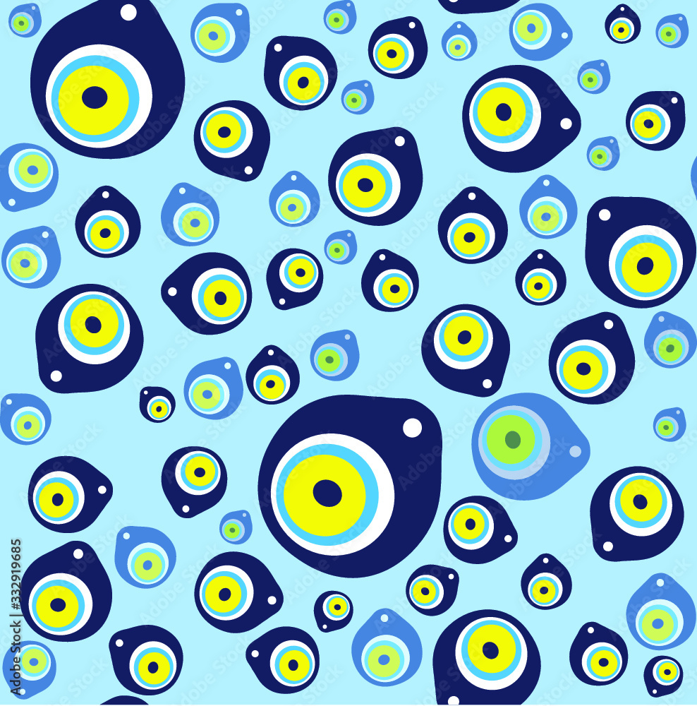Vector background of evil eye - Turkish amulet. Pattern, background. Grunge hand drawn Turkish evil eye. Mandala greek evil eye. Symbol of protection in Turkey, Greese, Cyprus. Amulet from evil eye. Vector background of evil eye - Turkish amulet. Pattern, background. Grunge hand drawn Turkish evil eye. Mandala greek evil eye. Symbol of protection in Turkey, Greese, Cyprus. Amulet from evil eye.