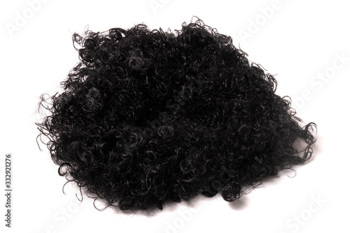 curly afro wig photo