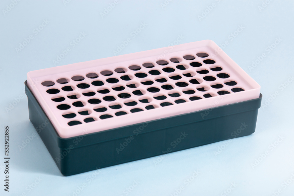 Plastic laboratory vial rack Plastic laboratory vial rack