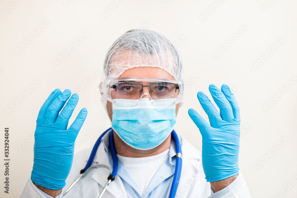 caucasian doctor with stethoscope caucasian doctor with stethoscope