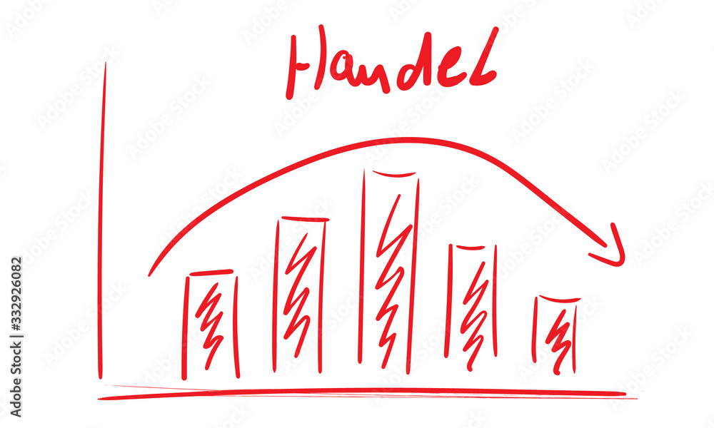 Handel Schaubild Wirtschaft Grafik Zeichnung 