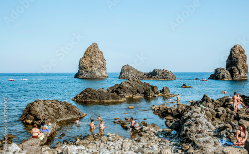 Fototapeta Naklejka Na Ścianę i Meble -  Aci trezza, Sicily.