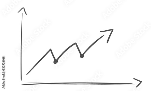 Pfeil Business Aufschwung Anstieg Gewinn Chart Diagramm Positiv