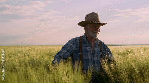 Skilled Old Farmer. Agriculture, Farming Concept. Close-up. © 13K films