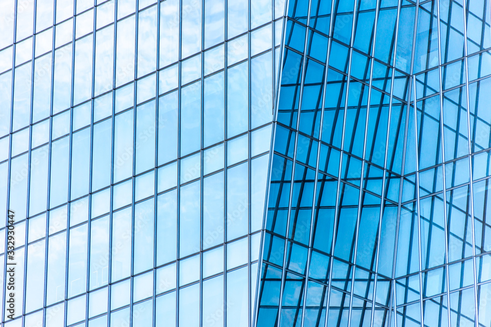 underside panoramic and perspective view to steel blue glass high rise building skyscrapers, business concept of successful industrial architecture underside panoramic and perspective view to steel blue glass high rise building skyscrapers, business concept of successful industrial architecture