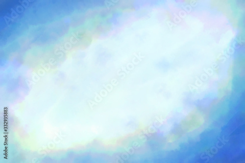 水彩 青 背景 Abstract blue watercolor background