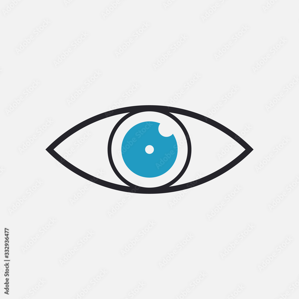 Eyes icon. Vision symbol design element. Vector illustration Eyes icon. Vision symbol design element. Vector illustration