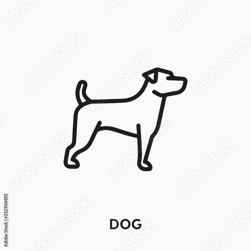 dog icon vector. puppy dog icon vector symbol illustration. Modern simple vector icon for your design. pet and dog icon vector 