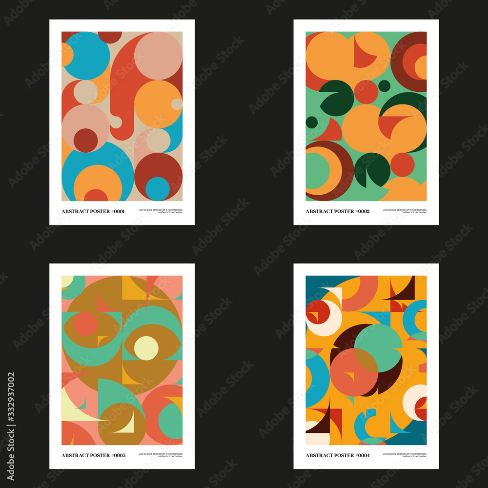 Obraz premium Abstract Posters Set 01