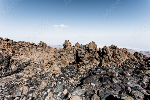 Volcanic lava field