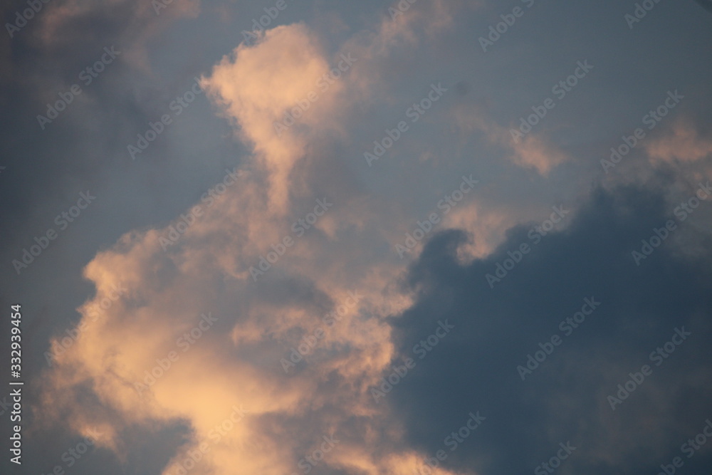 sky with clouds