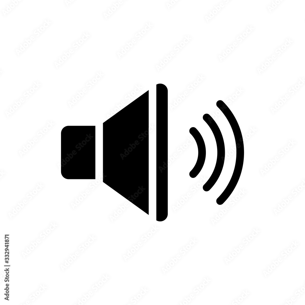 Volume Vector Colour With Glyph Icon Illustration Volume Vector Colour With Glyph Icon Illustration